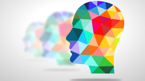 Multicolored heads of people with ADHD that can be healed using Dr. Amen's techniques