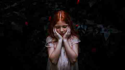 Bad behavior causes a girl with ADHD to feel sad